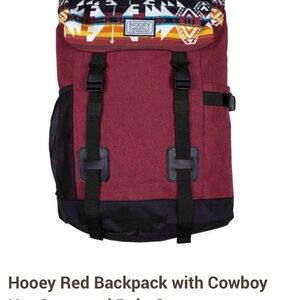 HOOEY Backpack with Aztec Design